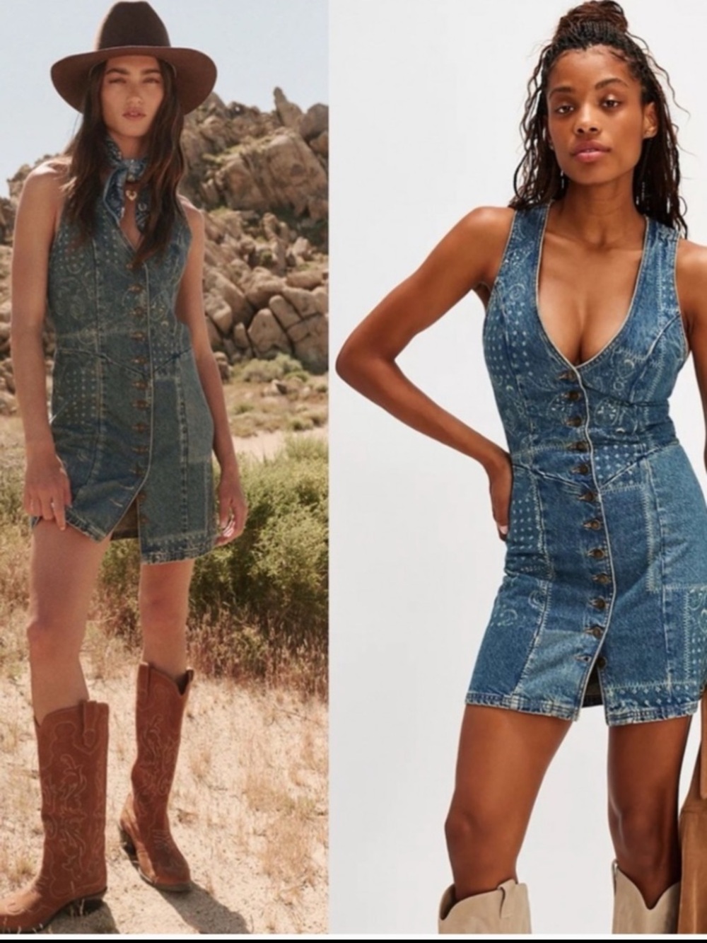 Spell Road Trip Denim Dress